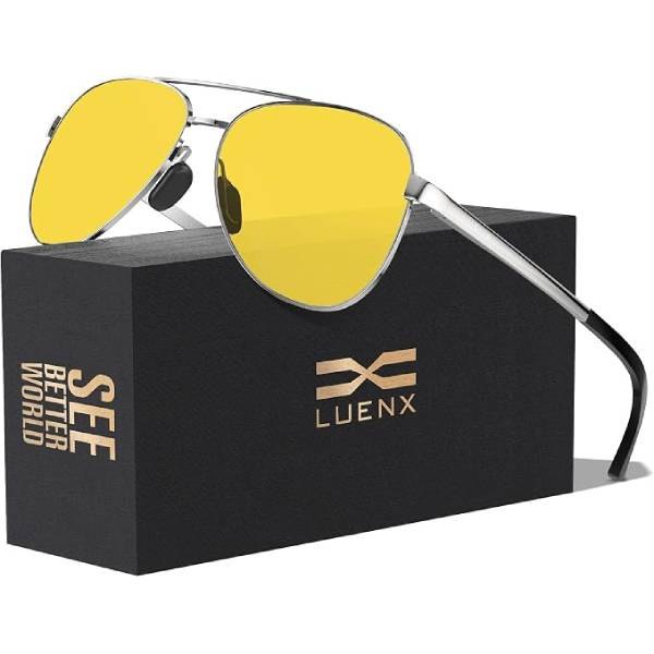 Luenx Aviator Sunglasses, UV400