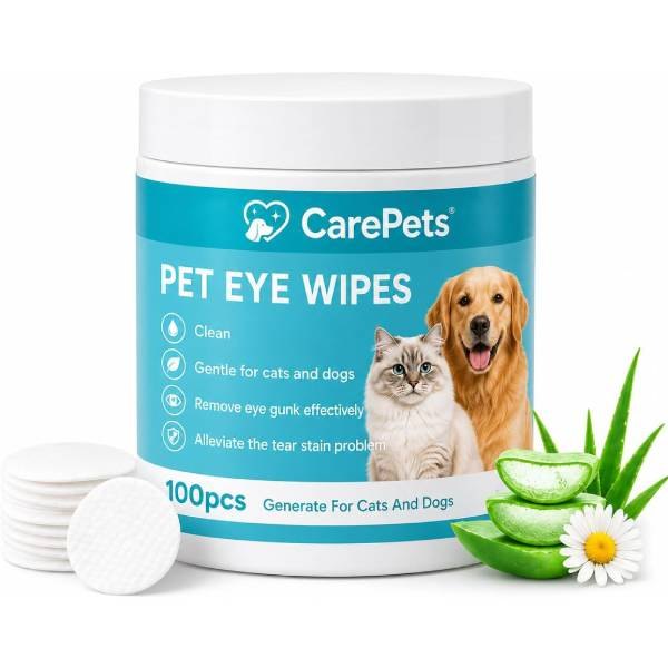 Textured Pet Eye Wipes for Tear Stains